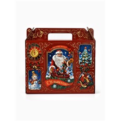 УЦЕНКА Коробка подарочная складная «Дед Мороз», 33.5×25.5×7.5 см