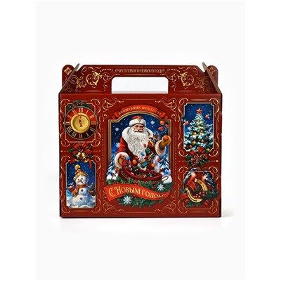 УЦЕНКА Коробка подарочная складная «Дед Мороз», 33.5×25.5×7.5 см