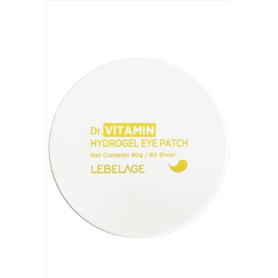 Lebelage Гидрогелевые патчи для глаз с витаминами / Dr.Vitamin Hydrogel Eye Patch, 60 шт. KRISTALLER, 1118787
