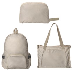 Сумка дорожная 37X15X45 см / IU-18 /уп 300/складной, дорожный рюкзак (Персиковый)
