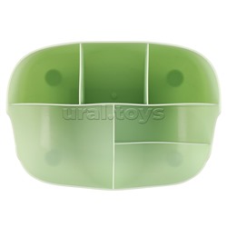 Органайзер для пишущих принадлежностей настольный "Cluster" 18,8x14x10,1 см, с разделителями, цвет мятный, в термоусадочной пленке