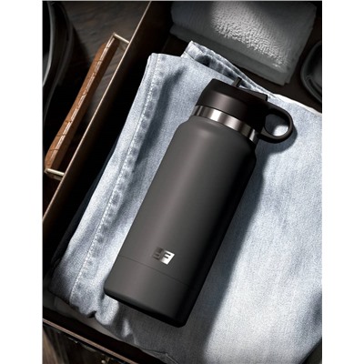Серый мастурбатор в виде бутылки F*ck Flask
