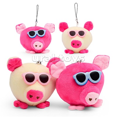 Мягкая игрушка "Поросенок кругляш" 8 см