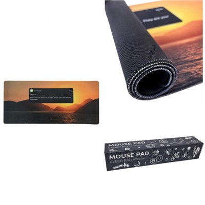 Коврик для мышки и клавиатуры 90х40 см "CYBER BIG NOTIFICATION" оранжевый LXMSPCB-NF LOREX