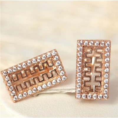 Серьги позолота H01-4103