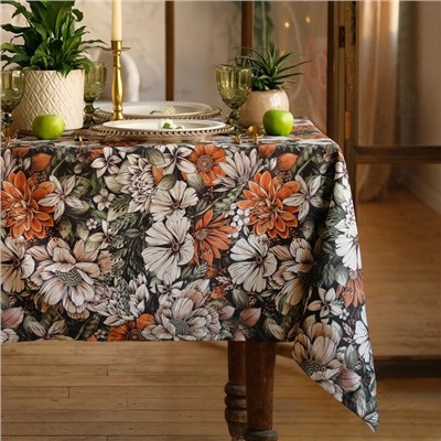 Скатерть Этель Meadow flower 145×180 см, 100% хлопок, саржа 190 г/м²