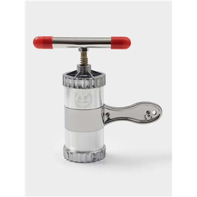 Лапшерезка ручная, 3 насадки, 18×18×6 см, нержавеющая сталь