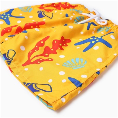 Купальные трусы детские MINAKU «Море» рост 122-128 см