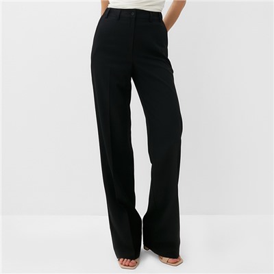 Брюки женские прямые MINAKU: Classic, чёрные, размер 50