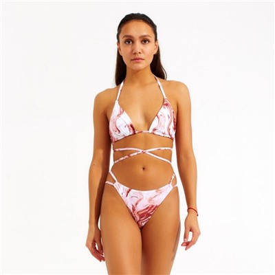 Купальник женский раздельный MINAKU цвет кремовый, размер 42