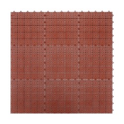 Универсальное покрытие для садовых дорожек ERFOLG H&G, 33×33 см, набор 9 шт., цвет терракот