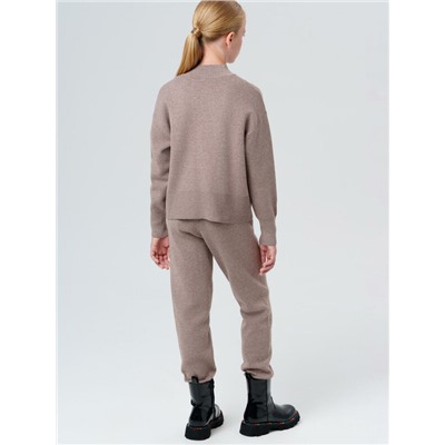 Комплект трикотажный для девочек: джемпер, брюки