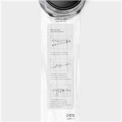 Карниз универсальный, раздвижной 70-120 см, белый