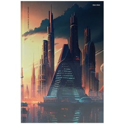 Записная книжка А4 160л "ВЫСОТКИ МЕГАПОЛИСА-1" 160-9596 Проф-Пресс