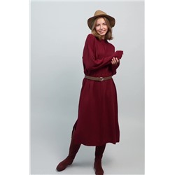 Женское теплое вязаное платье оверсайз Happyfox