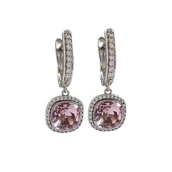 Серьги с кристаллами Swarovski