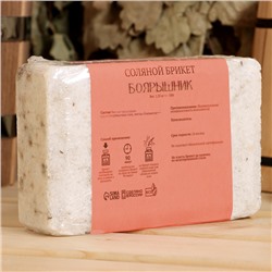 Соляной брикет "Боярышник" с алтайскими травами, 1,35 кг "Добропаровъ"