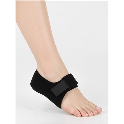 Подпяточники с силиконовой вставкой, универсальные, размер 36-46, чёрный