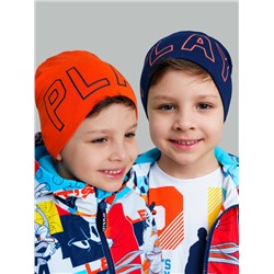 Шапка трикотажная для мальчиков, 2 шт в комплекте