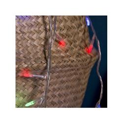 Гирлянда «Нить» 5 м с насадками «Игла», IP20, прозрачная нить, 50 LED, свечение мульти, 8 режимов, 220 В