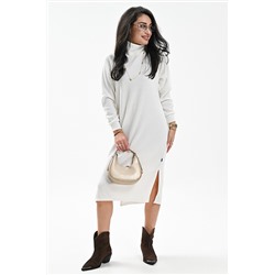 Платье теплое в рубчик