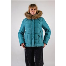 Демисезонная куртка, арт. 2878, Евро-зима (Бирюзовый)