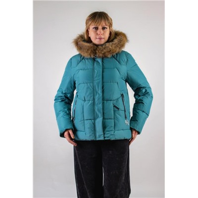 Демисезонная куртка, арт. 2878, Евро-зима (Бирюзовый)