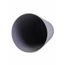 Кашпо для цветов «Валенсия», 2.8 л, d=17 см, h=20 см, пластик, цвет серый шёлк