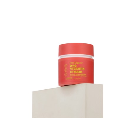 Крем для лица ночной А+E vitamix cream, увлажнение и питание, 45 мл, Miss Organic