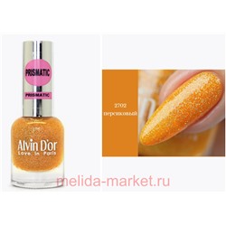 Alvin D`or Лак для ногтей  Prismatic тон 2702 персиковый 12мл
