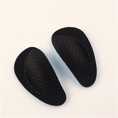 Супинаторы для обуви, на клеевой основе, 10.5×5.1 см, пара, чёрные