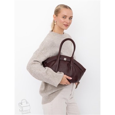 Сумка женская кожаная 2346-2Y d.purple Polina&Eiterou  в Новосибирске