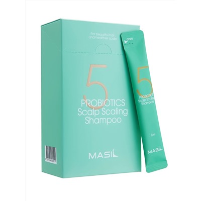 MASIL - ШАМПУНЬ ДЛЯ ВОЛОС И КОЖИ ГОЛОВЫ ГЛУБОКООЧИЩАЮЩИЙ 5 PROBIOTICS SCALP SCALING SHAMPOO, 8 ML * 20 ШТ.