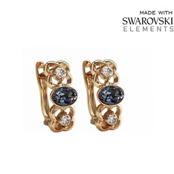 Серьги с кристаллами Swarovski