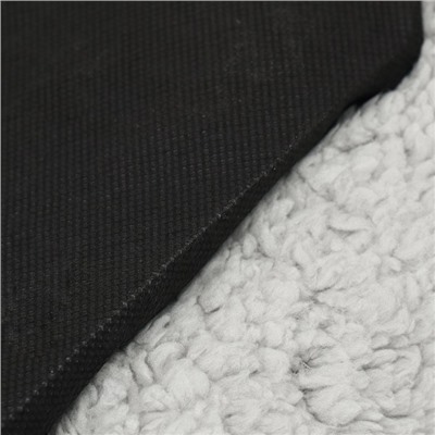 Лежанка для щенков и котят «Уют», мягкий мех, 38×32×11 см, серая