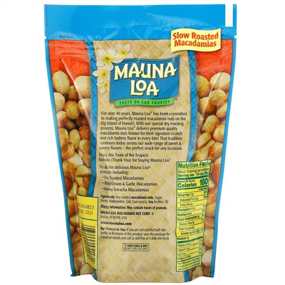 Mauna Loa, Honey Roasted Macadamias, 10 oz (283 g)