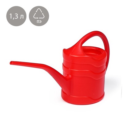 Лейка с длинным носиком, 1.3 л, без рассеивателя, носик d=14 мм, МИКС