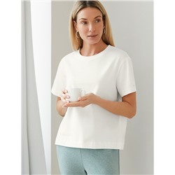 Футболка из премиального хлопка с эластаном