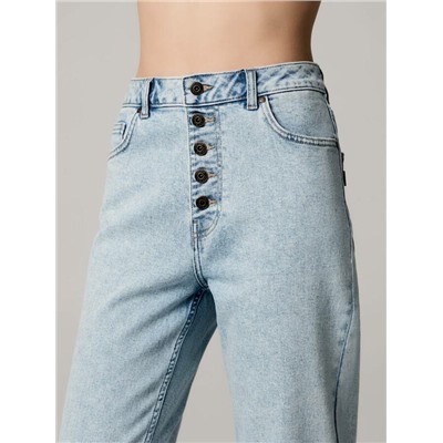 Mom Fit CONTE CON-539 Джинсы mom оксидной варки на пуговицах