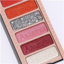 Палетка теней для век с шиммером 10 цветов