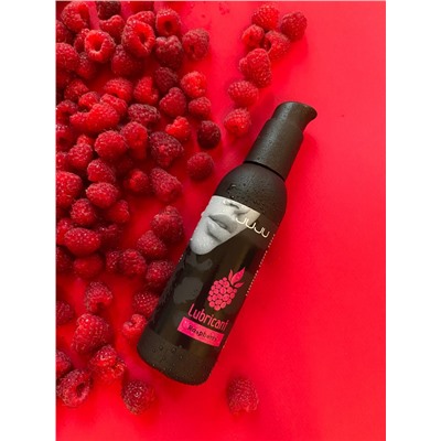 Съедобный лубрикант JUJU Raspberry с ароматом малины - 150 мл.