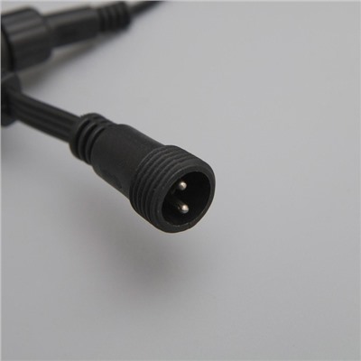 УЦЕНКА Гирлянда «Занавес», 2×6 м, IP44, УМС, 1440 LED, 220 В, тёмная нить, свечение фиолетовое