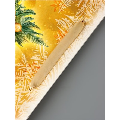 Пакет подарочный новогодний ламинированный «С Новым годом», L 31×40×11.5 см