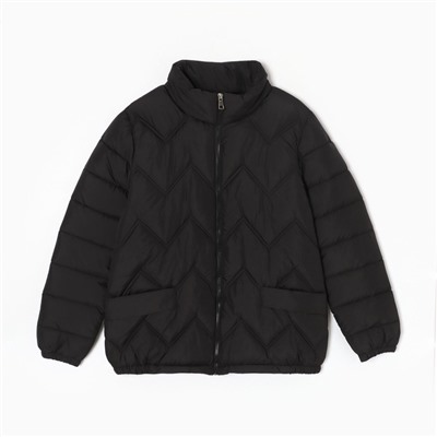 Куртка женская демисезонная на молнии Collorista, чёрная, размер 50