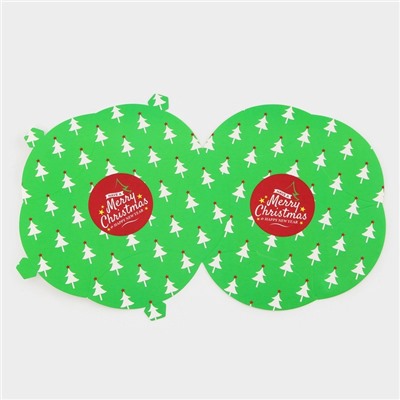 Подарочная коробка игрушка на ёлку складная «Звезда ели» 7×5.5×2 см