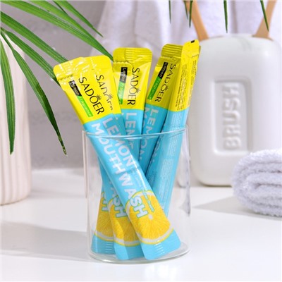 Ополаскиватель для рта в стиках со вкусом лимона, 20 шт. по 10 мл