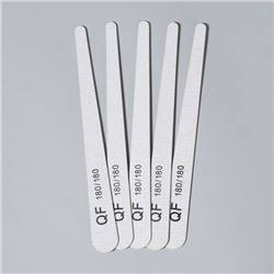 Набор пилок для ногтей, капля, набор 20 шт., деревянная основа, 180/180 грит, 18 см