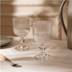 Бокалы для вина SL Home «Модерн», 250 мл, 8×14.5 см, набор 2 шт., стекло, прозрачные