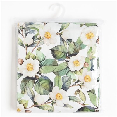 Скатерть «Этель» Camellia, размер 145×220 см, хлопок 100%, саржа 190 г/м²