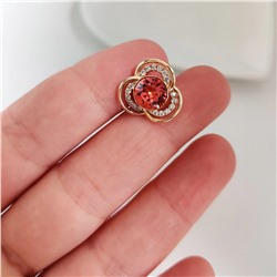 Брошь-значок с кристаллами Swarovski